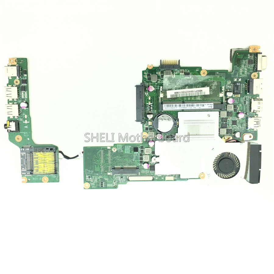 NBSGP11004 NB.SGP11.004 Laptop Motherboard For Acer Aspire One 725 V5-121 DA0ZHGMB6D0 ZHG 31ZHGMB00F0 C70 11