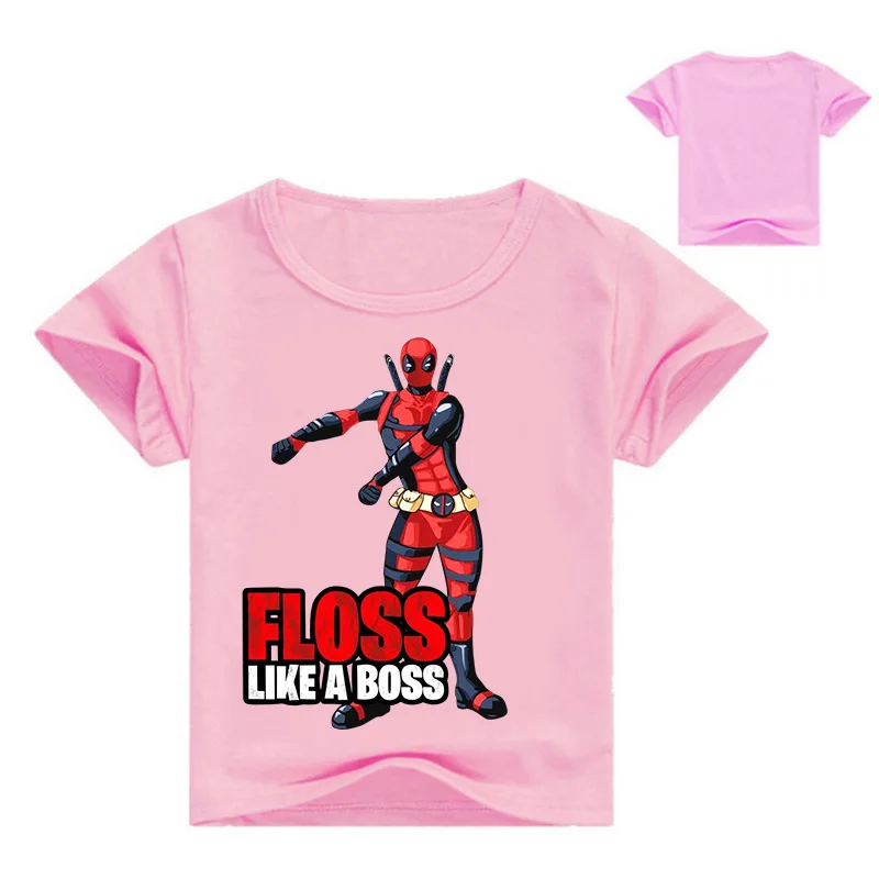 2019 Summer Floss Like A Boss Kids Funny Tshirts Tops Boys T - wolfstein shirt roblox