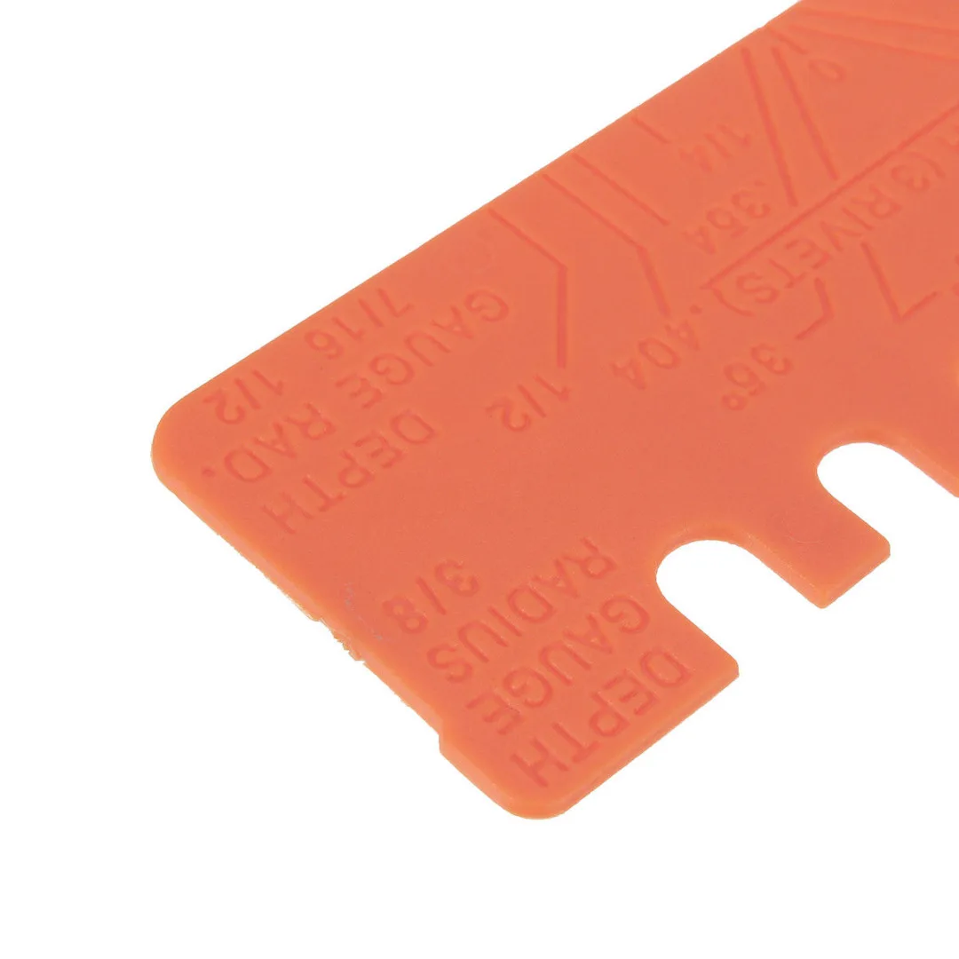 New 2Pcs/Set General Chainsaw Chain Tool Bar Groove Cleaner & Quick-check Gauge