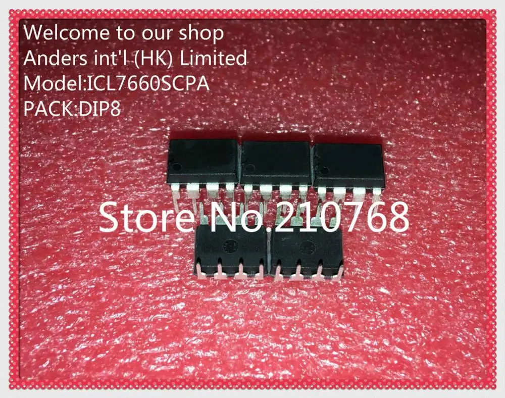 10pcs/lot ICL7660SCPAZ ICL7660SCPA ICL7660S 7660SCPAZ 7660S DIP8 | Электронные компоненты и принадлежности