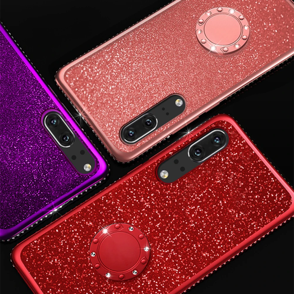 Роскошный горный хрусталь телефон чехол для samsung Galaxy S7 S7edge S8 S8plus S9 S9plus случаях с 360