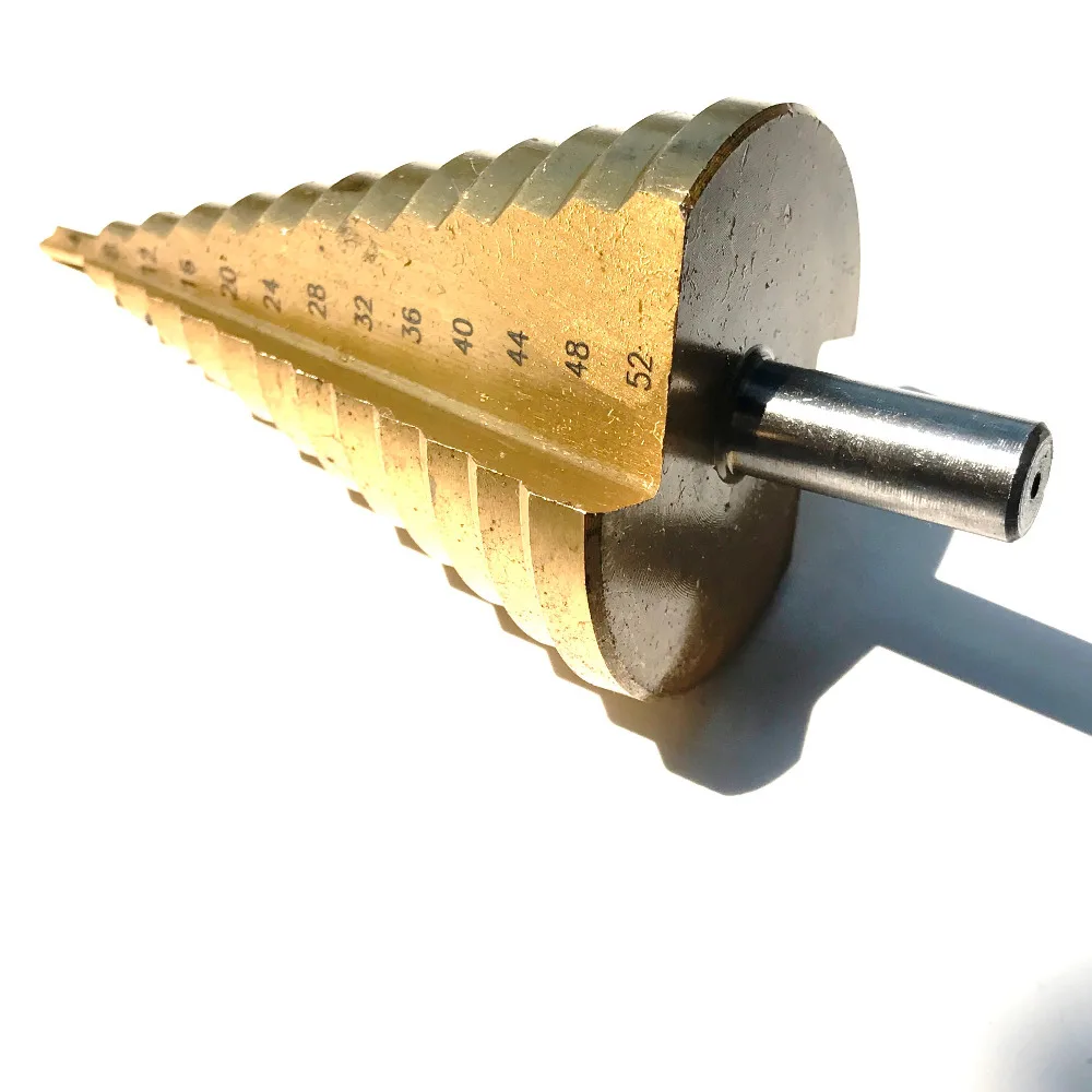 1PC of HSS4241 Straight flute Step Drill Bit Set Metric Flute core