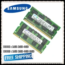 Samsung DDR2 1Гб 2Гб DDR3 4 ГБ 8 ГБ PC2 PC3 533 667 800 1066 1333 МГц 1600 5300 6400 8500 10600 12800 ноутбук Тетрадь Оперативная память памяти