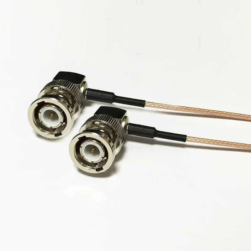 New Modem Coaxial Cable BNC Male Plug Right Angle Switch BNC Male Plug Right Angle RG178 Cable