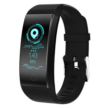 

Smart watch QW18 Bluetooth heart rate blood pressure information push step IP67 waterproof sports bracelet health wear gift