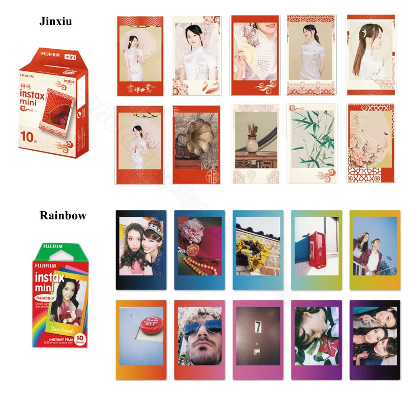  후지필름 인스탁스 미니 필름 컬러 인화지, 후지 11, 12, 9, 8, 7s, 7c, 90, 25, 70, SP-2 링크, 리플레이 카메라, 프린터용, 10 매