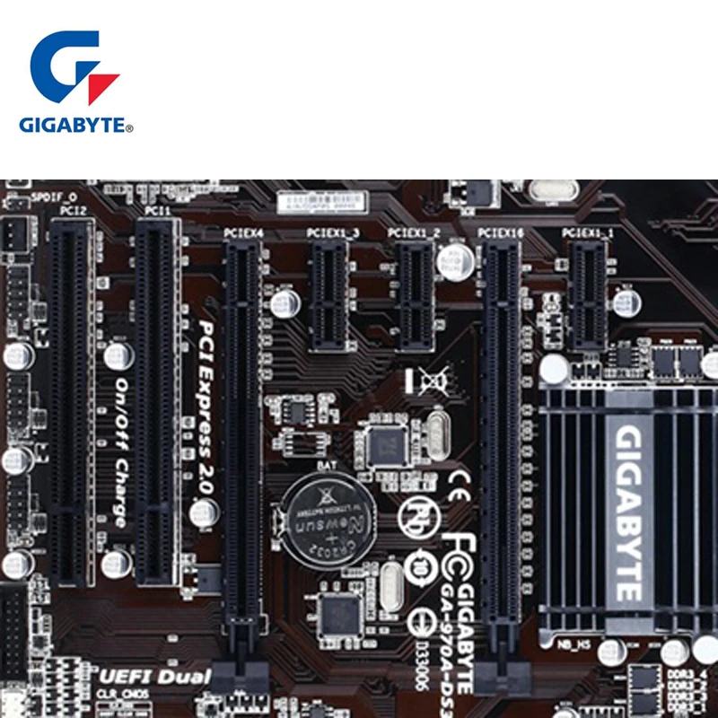 Материнская плата для AMD 970 Gigabyte материнская с разъемом AM3/AM3 + DDR3 32 Гб 970A DS3P б/у