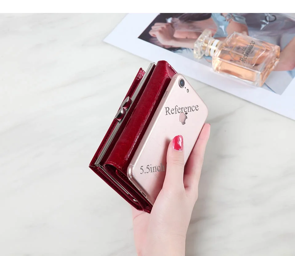 Women Wallet Small Short Genuine Leather Wallet Female Alligator Hasp Coin Purse Women Purses Mini Womens Wallets And Purses-AE2155-007