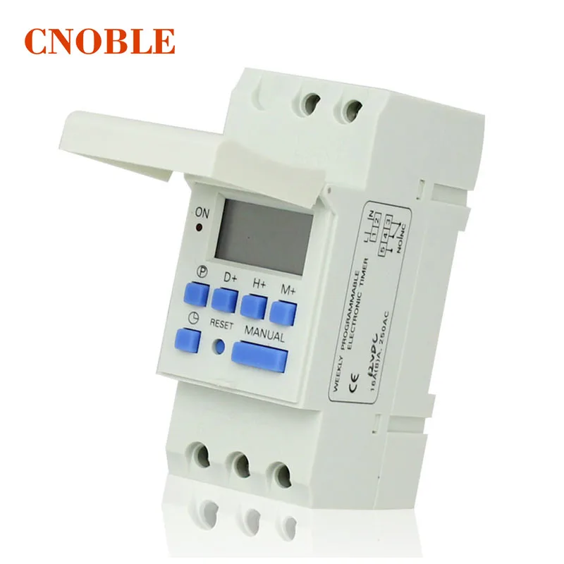 AC 220V Digital LCD Power Timer Programmable Time Switch Relay 16A GOOD temporizador Din Rail AC 220V Digital LCD Power Timer Programmable Time Switch Relay 16A GOOD temporizador Din Rail
