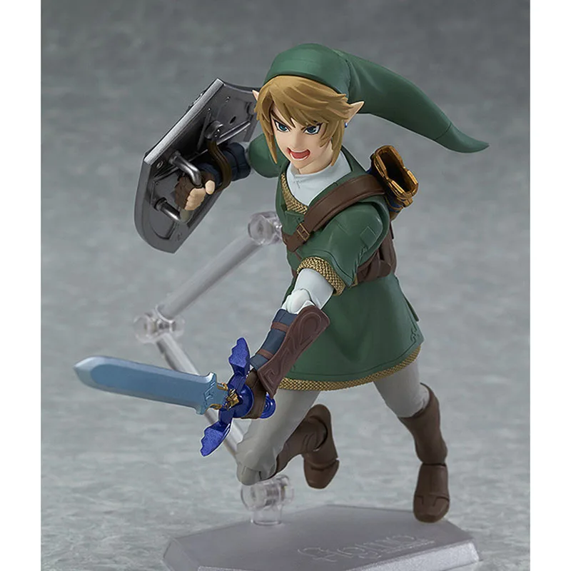 Figma 319 Zelda LINK Сумеречная принцесса ПВХ фигурка игрушка кукла рождественский подарок