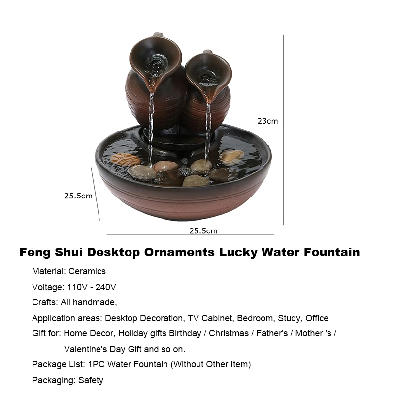 Мини фонтан фэн шуй 110 240 В|bonsai decoration|bonsai feng shuibonsai ornament |