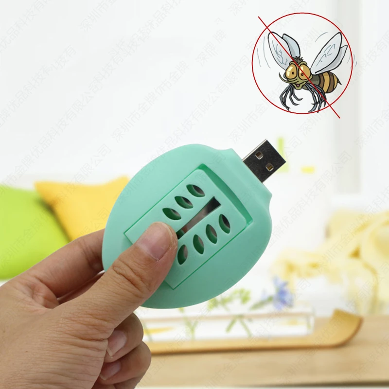 Портативная электрическая Отпугиватель комаров USB отпугиватель для автомобиля