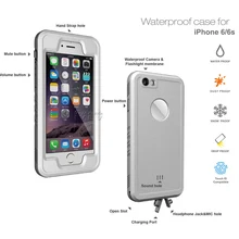 NW IP68 для iPhone 5, 5s, se мобильного телефона Водонепроницаемый чехол плавание, Дайвинг Подводный Водонепроницаемый защитный чехол для iPhone 6 6 S Plus