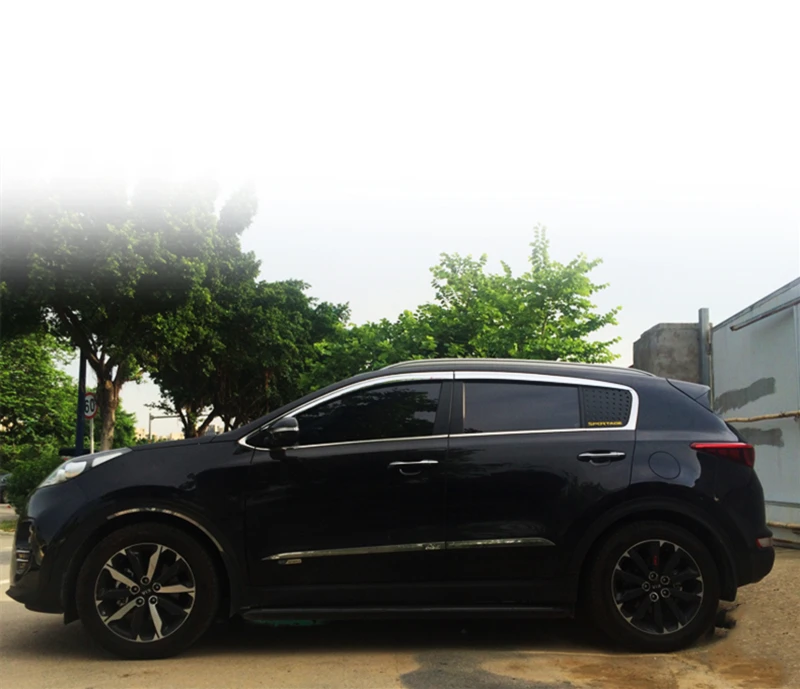 Используется для KIA kx5 панель с прорезями на окно год PP Пластиковый Солнцезащитный козырек украшение заднего окна автомобиля переустановка