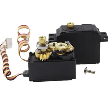 

LeadingStar For Wltoys 12428 12423 12628 RC Cars Parts Metal Gear Servo Steering Gear Model Part
