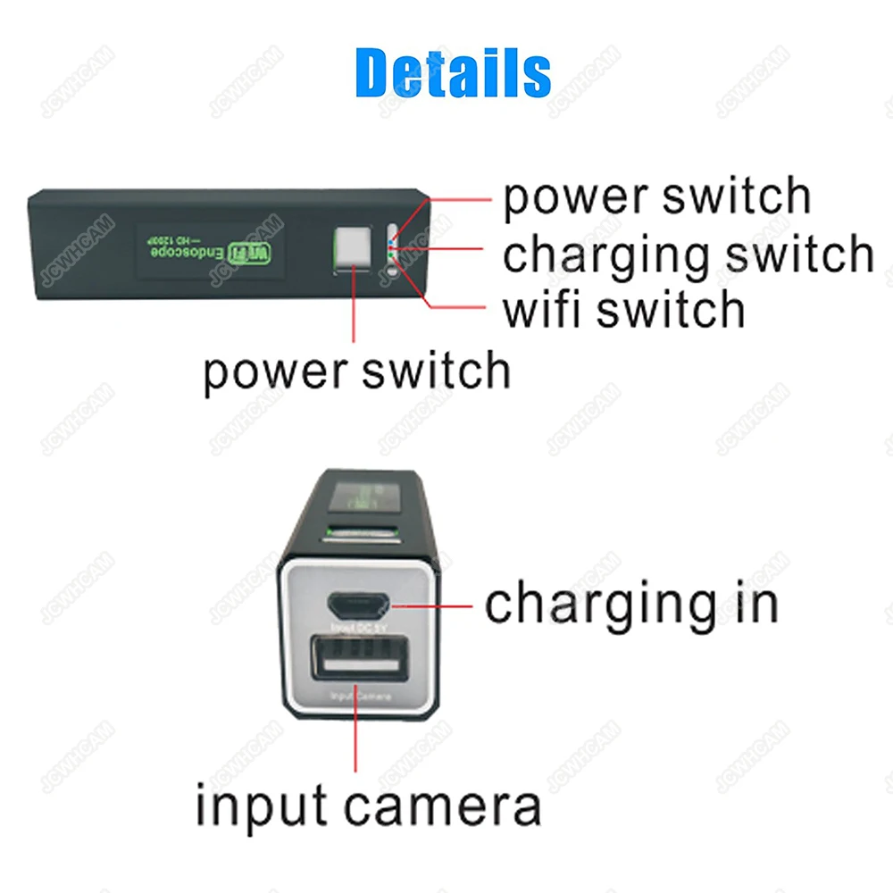 Беспроводной Эндоскоп 3 5 М HD WiFi бороскоп мини Инспекционная камера 2 0