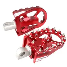 Red Rotating Footpegs Custom Chopper Foot Pegs For Harley Dyna Softail Sportster 883 Touring Street Glide Models