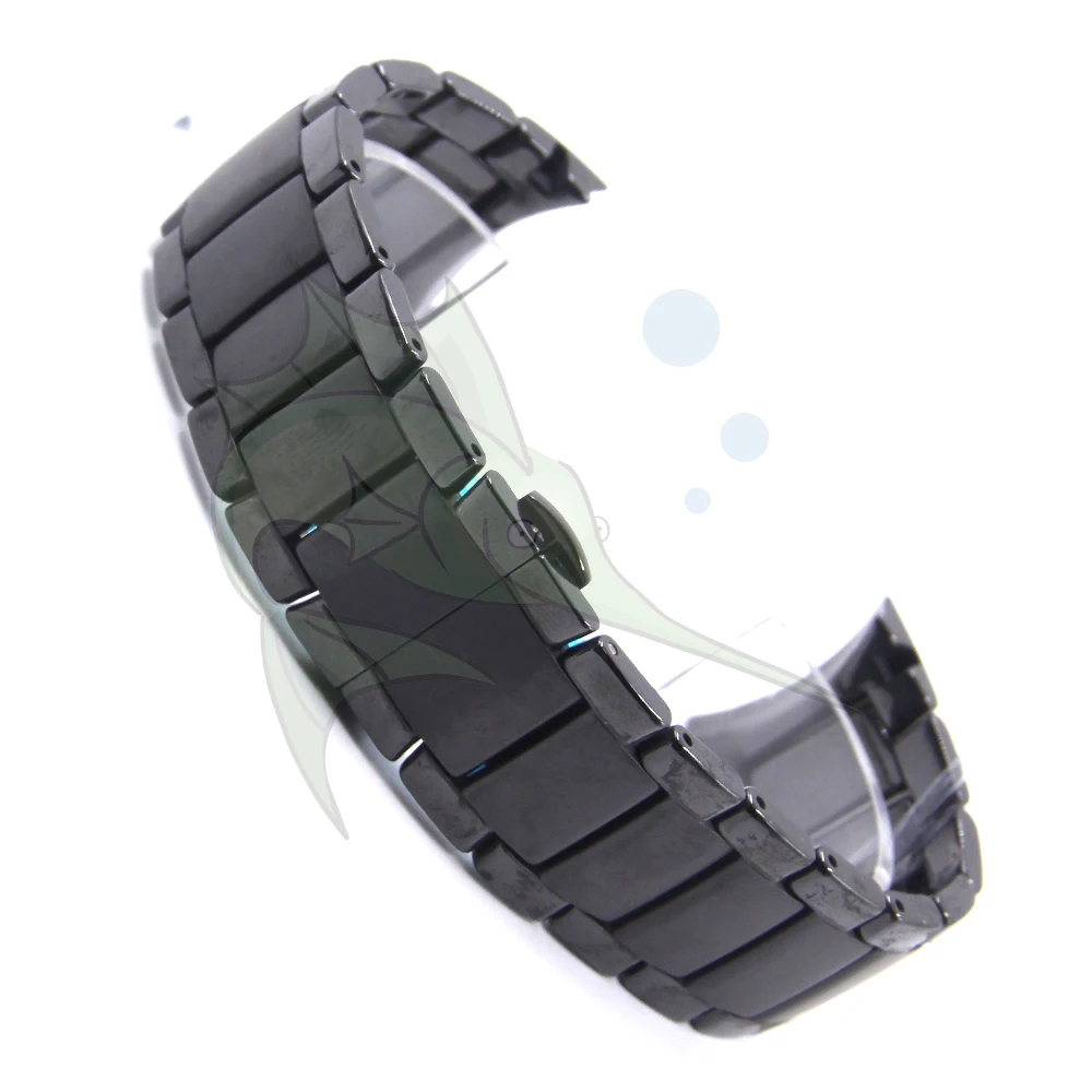 Высококачественный керамический ремешок для часов AR1451 AR1452 мужской ремешок 22 мм 24 мм черный аксессуары для часов