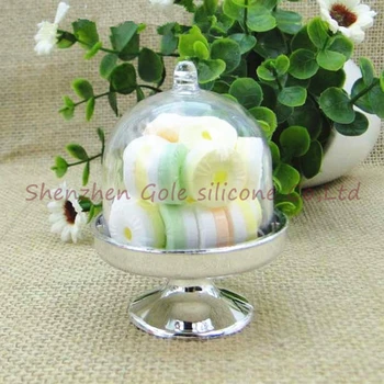 

5 colors Upick--50pcs/lot Transparent mini Plastic Candy Boxes Wedding Favor Boxes Supplies Baby Showers Decorations