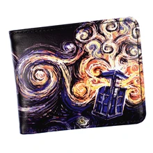 Doctor Who кошелек мужской короткий кошелек высокое качество из искусственной кожи Кошельки