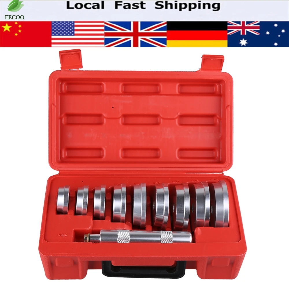 

10Pcs Professional Wheel Aluminium Bearing Race Seal Driver Set Garage Tool Car Repair Tool Set