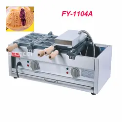 IPC FY-1104A Электрический Рыба вафельница Taiyaki Вафельные машина коммерческих зерна рыба Snapper сжечь жареная рыба Scone