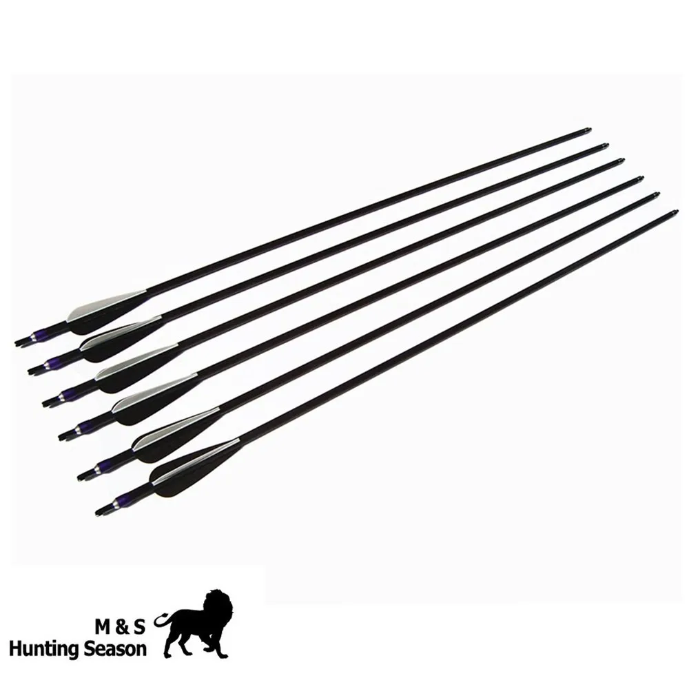 Top Quality Carbon Fiber Archery Arrow For Bow TPU Feather Shooting