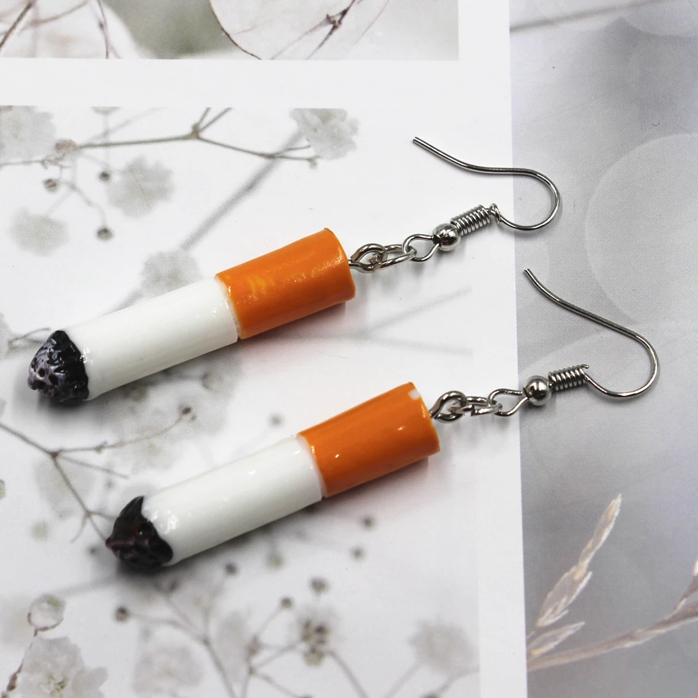 

New cigarette earrings Fashion creative Earring for Women Gift Earrings Jewelry Wholesale