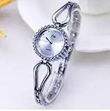 Модные JW Лидирующий бренд розовое золото часы для женщин роскошный кристалл нержавеющая сталь наручные часы Женская повседневная одежда кварцевые женские часы - Color: White