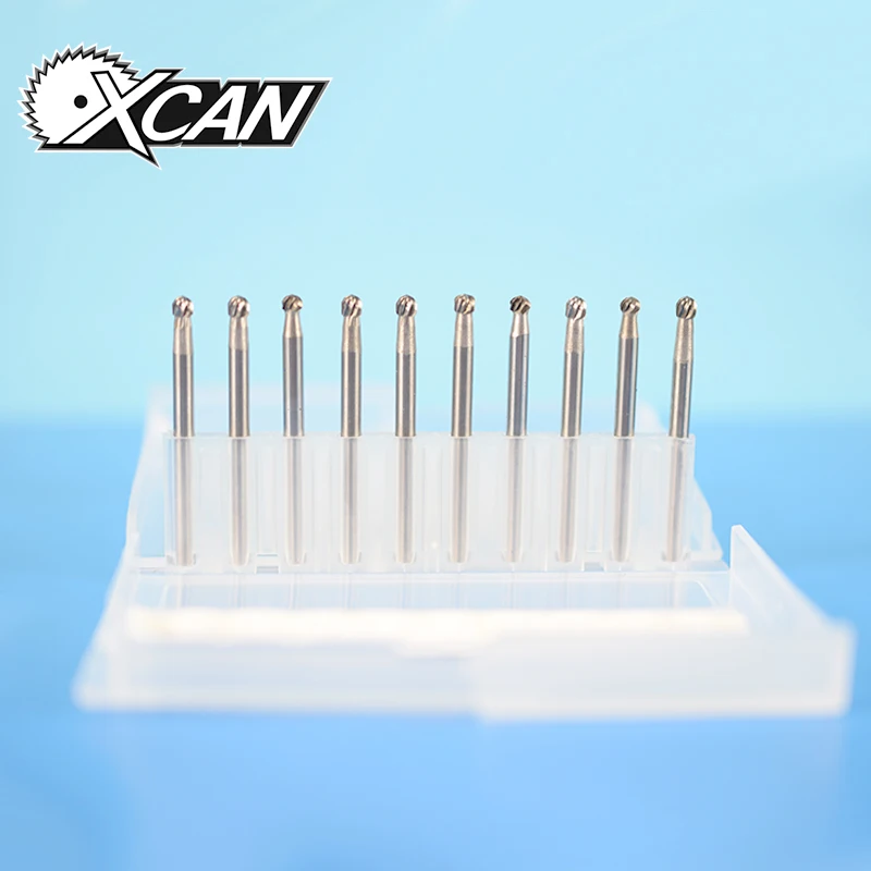 

XCAN 10pcs Tungsten Carbide Milling Cutter Rotary Tool Burr single Diamond Cut Rotary Dremel Tools Electric Grinding rotary file