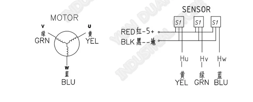 69 w 100 w dc24v motor sem