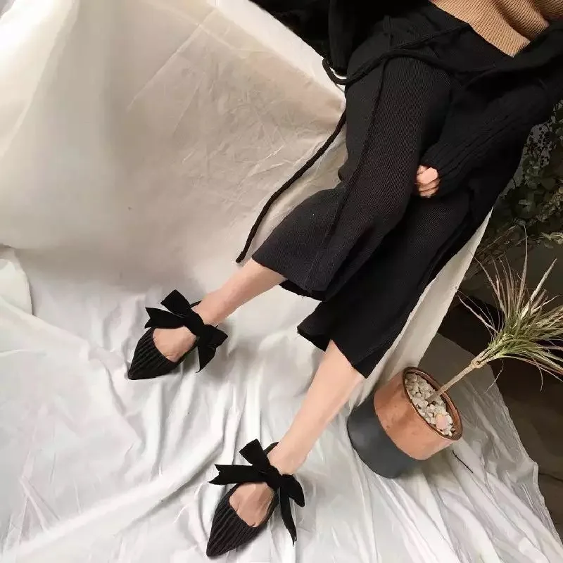 Papillon Pour Chaussures vert Kelly Femme Femelle 2019 Noir kot Appartements Sac Plates Femmes 0kXZPnN8wO