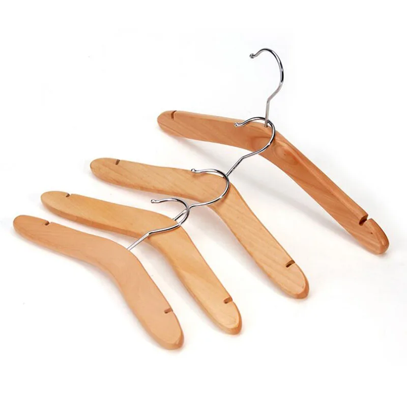 

12Pcs/ Lot Natural White Wood Coat Shirt Clothes Hanger, Kid's Suit Pants Hanger with Clips, Cute Small Hanger for Baby Children