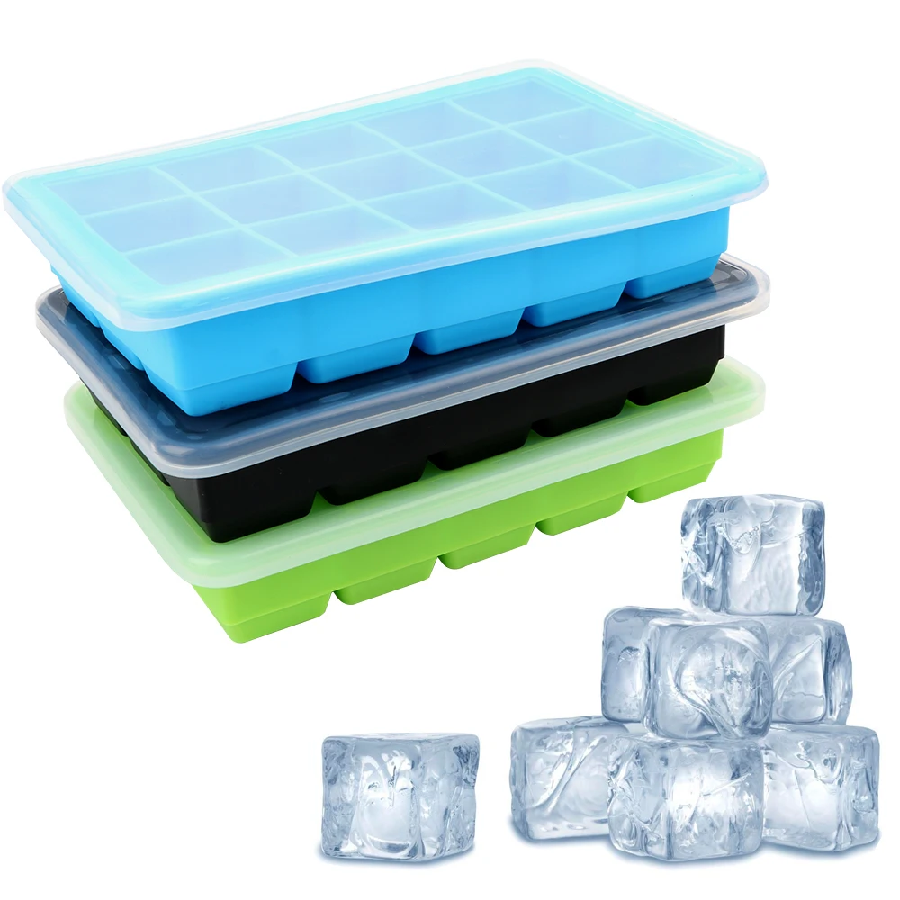 

Small Square Ice Maker 15 grid Silicone Ice Cube Mold Variety Of Styles Kitchen Tools Ice Cream Tool