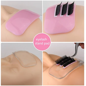 

200pcs Eyelash stand pad Thicker Silicone Pad Lash Stand Eyelash holder Eyelash Extension Tool DHLfree