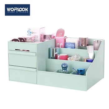 

Korean Waterproof Drawer Transparent Makeup Organizer Cosmetics Storage Boxes Lipstick Holder For Bathroom Dressing Table