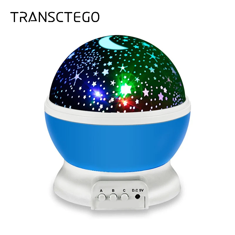 

Night Light 4 LED Lamps 3 Model Romantic Rotating Cosmos Star Sky Moon Projector Lights For Children Kids Bedroom Night Lamp