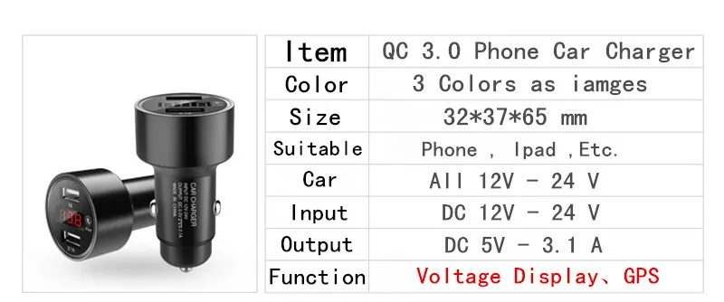 AMEEC 5V Fast Car Mobile Phone Charger 2 Port Car-Charger CellPhone Car Charge Adapter With GPS Bluetooth Handsfree Micro USB (8)