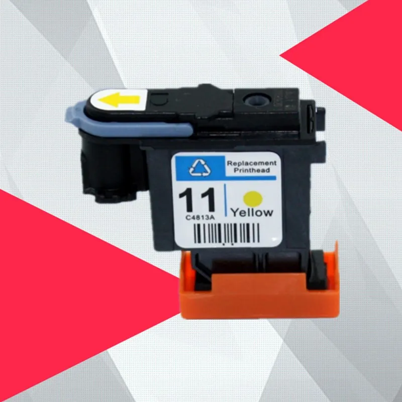 Замена печатающая головка (желтый) для hp 11 hp11 Designjet 70 100 110 500 510 C4810A C4811A C4812A C4813A |