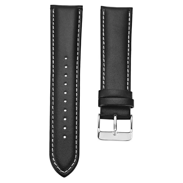 K88H Смарт-часы 22 мм кожаный ремешок с пряжкой ремешок из нержавеющей стали сетчатый ремешок для K88H Смарт-часы - Цвет: black leather strap