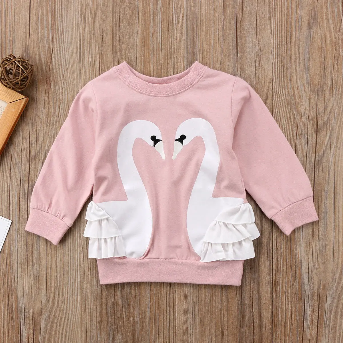 Детский хлопковый свитшот с длинным рукавом и кружевом|sweatshirt children|kids