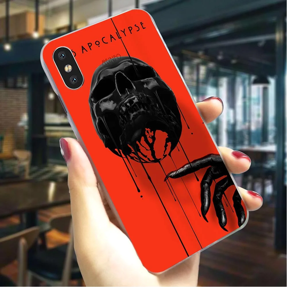 ТВ American Horror Story чехол для телефона чехол для iPhone 5S 5 SE 6 6S Plus/6 Plus/6 S Plus 7 8/7 8 плюс X XS XR Xs Max жесткий чехол с принтом - Цвет: K1021416