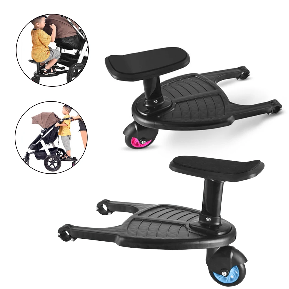 

Children Stroller Pedal Adapter Twins Baby Stroller Accessories Second Child Auxiliary Trailer Baby Standing Plate Sitting Seat