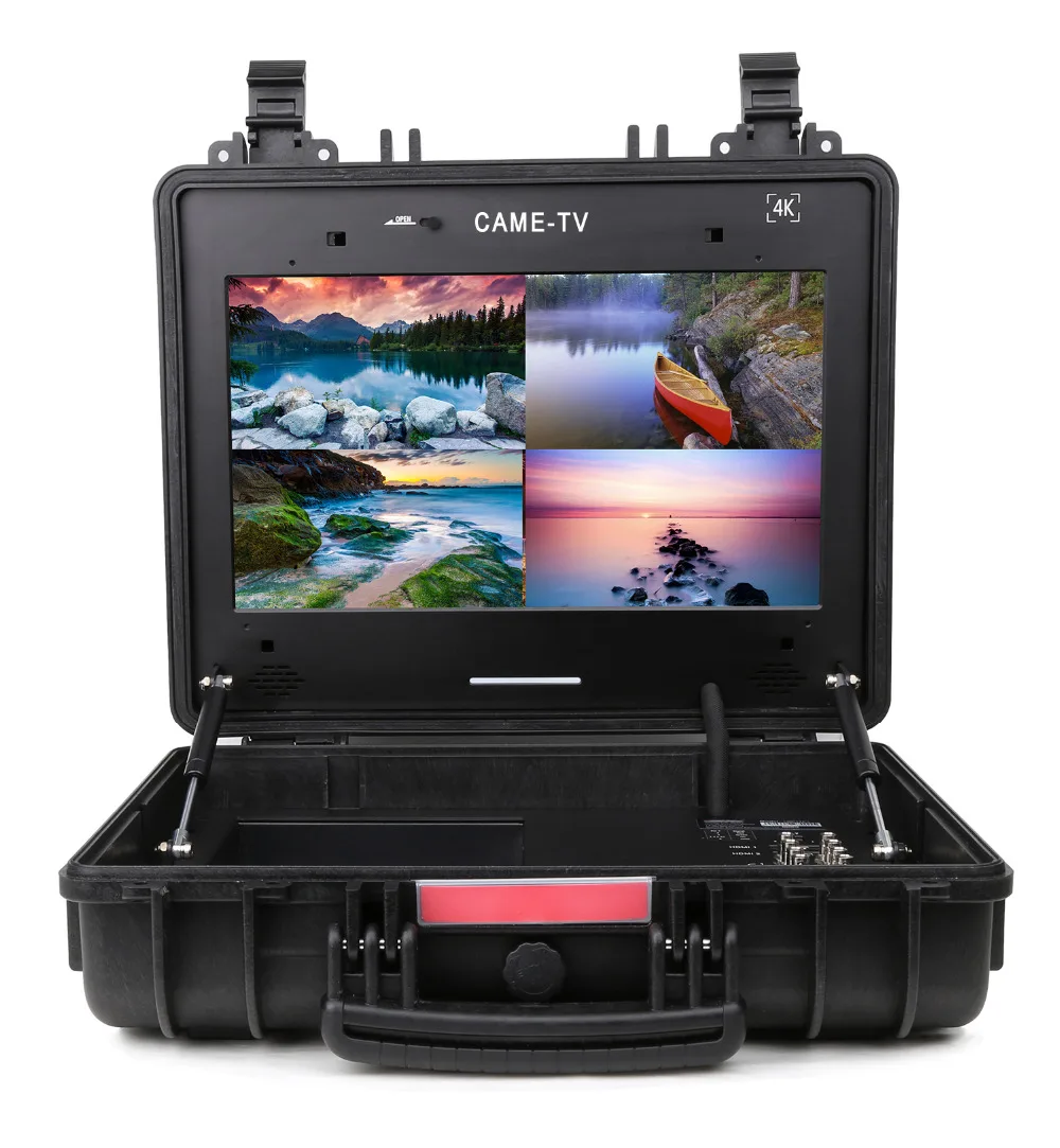 

CAME-TV Portable Case 4K 17 Inch Monitor with 4*3G-SDI