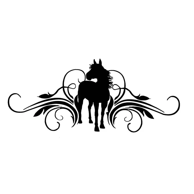 Download Aliexpress.com : Buy 30*12.9CM Scrolling And Horse Vinyl ...