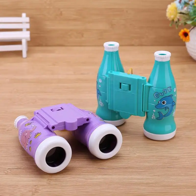 

6x25 Kids Cola Design Binoculars Telescope Magnification Focusable Telescope Educational Toys Children's Toy Gifts