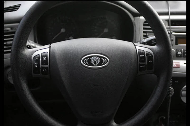 Tiger head эмблема рулевого колеса 6.2x3.2см для KIA RIO SPORTAGE 2013 2014 CEED CERATO SORENTO SOUL K5 K2 K3 K7