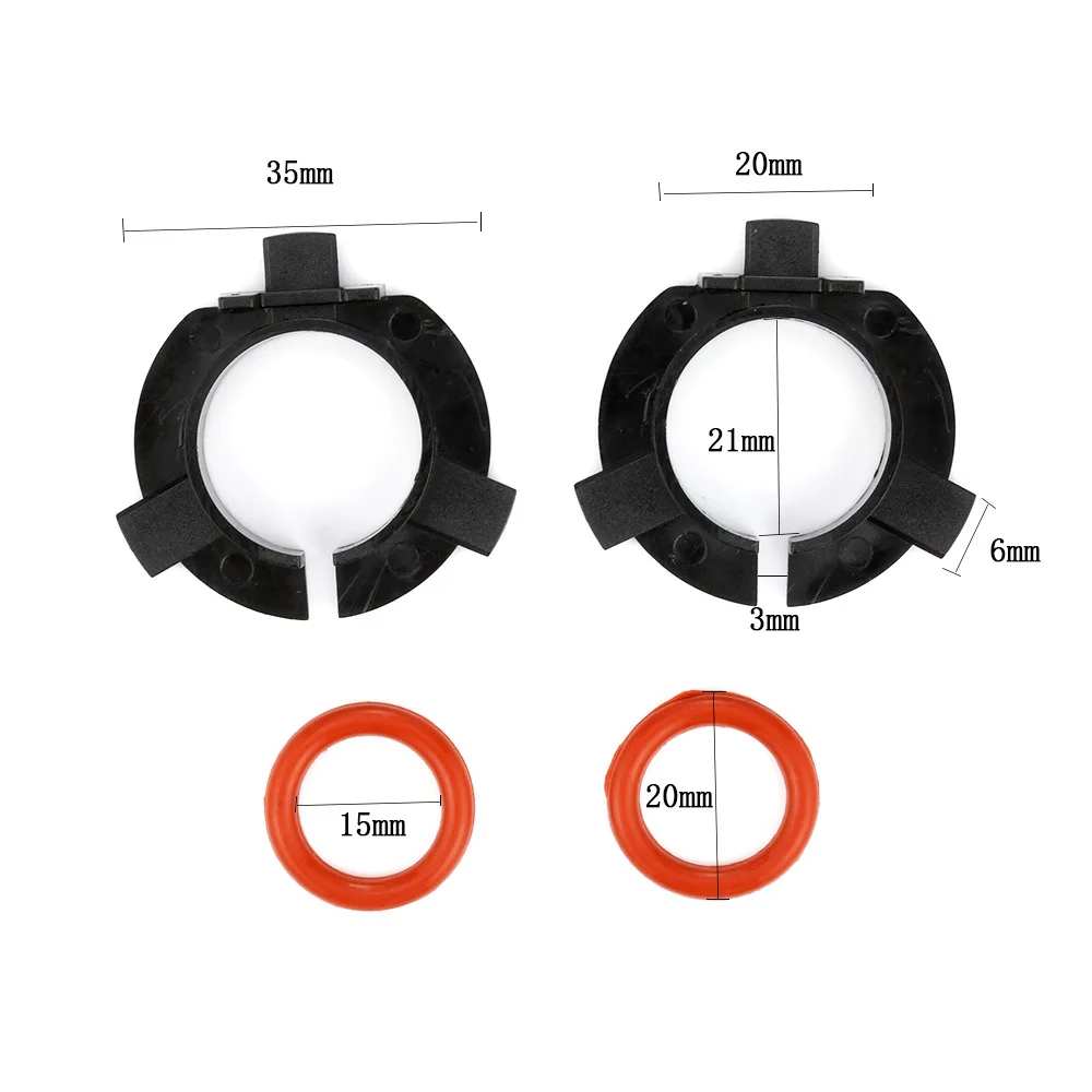 2 шт. H7 светодиодный адаптер лампы черный фиксатор чехол для hyundai Santa Fe Grand SantaFe Sonata Nissan Kia фара колода