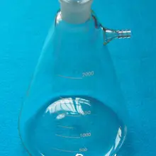 5000 мл, 24/29, Стекло фильтрации Колбы лабораторные, 5 л, lWith 10 мм шланг адаптер