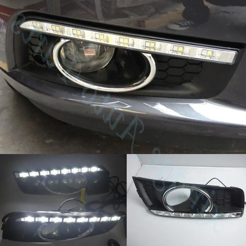 

2pcs White Daytime Running Light For Chevy Cruze High-configured 2011-2013 AB